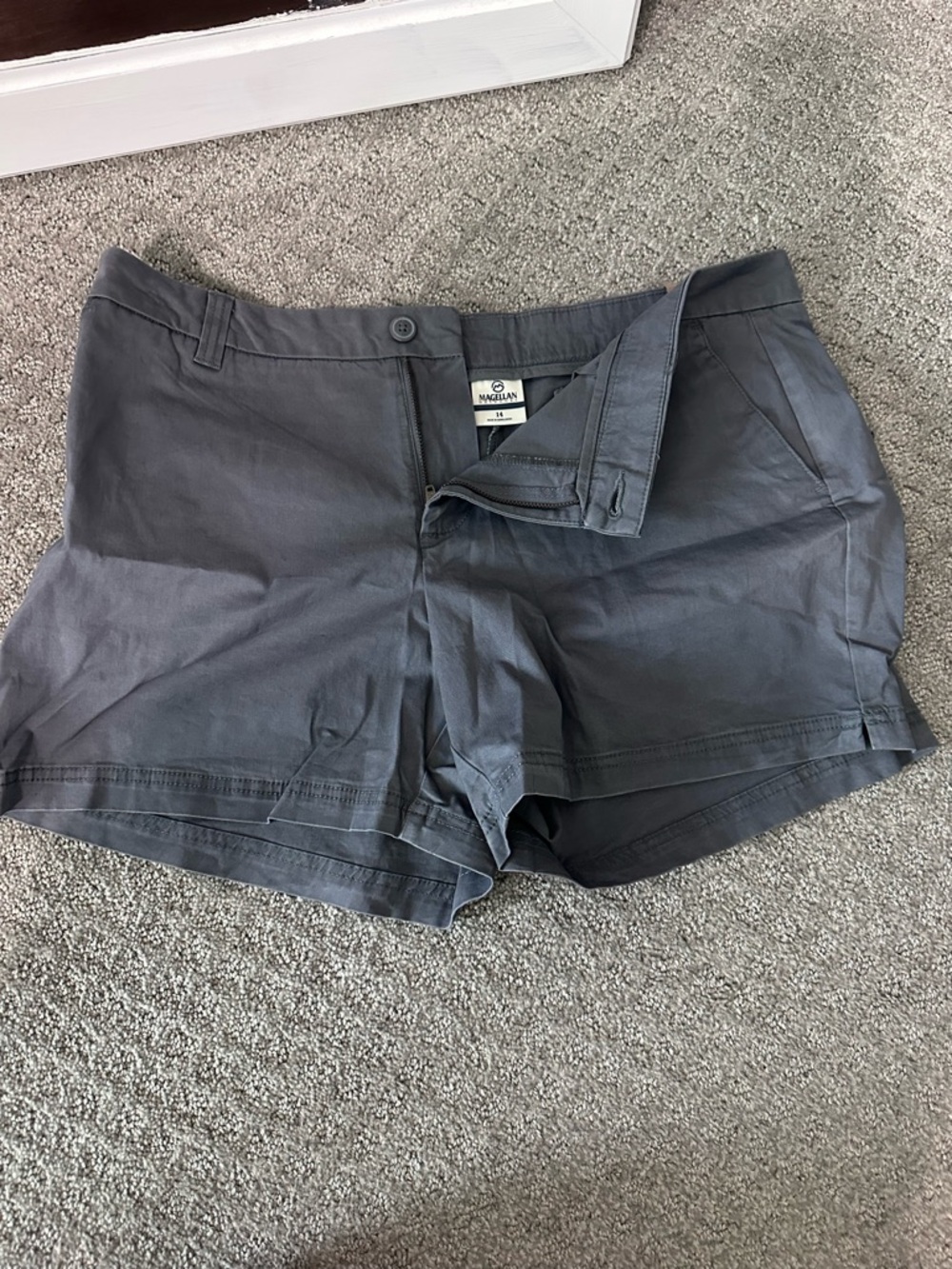 Charcoal Women's Casual Shorts - Size 14